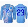 Spanien Unai Simon #23 Torwart Heimtrikot EM 2024 Langarm